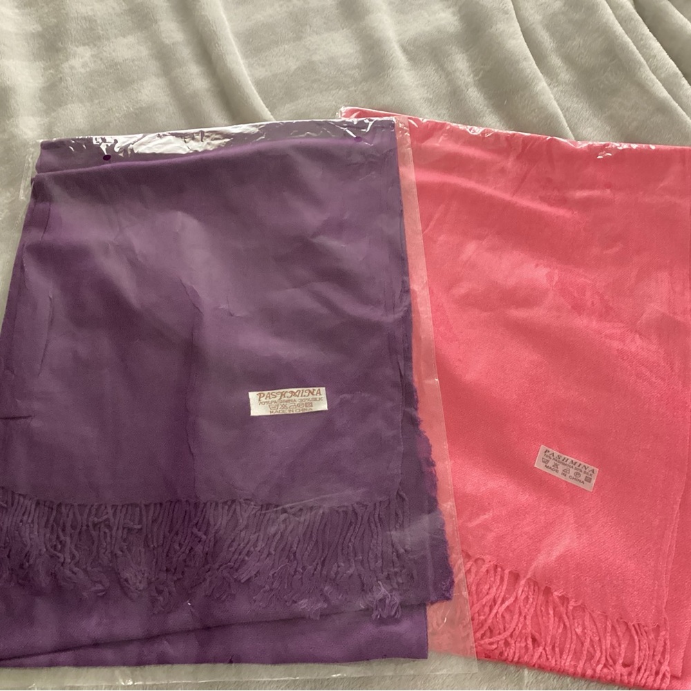 Elegant Pashmina Scarf Set (2)